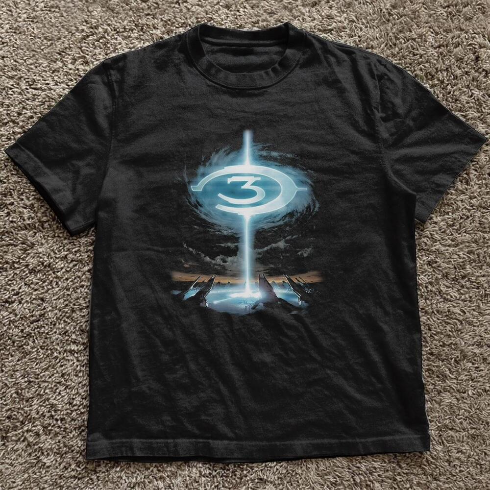 Black Halo 3 Video Game T Shirt